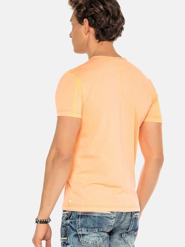CIPO & BAXX Shirt 'CT569' in Oranje