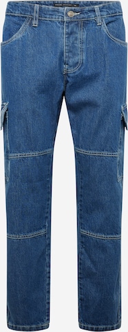 Loosefit Jeans cargo BRAVE SOUL en bleu : devant