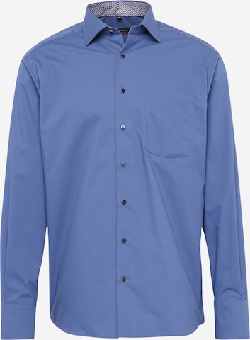 ETERNA Regular fit Button Up Shirt in Blue: front