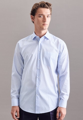 Coupe regular Chemise business ' Regular ' SEIDENSTICKER en bleu : devant