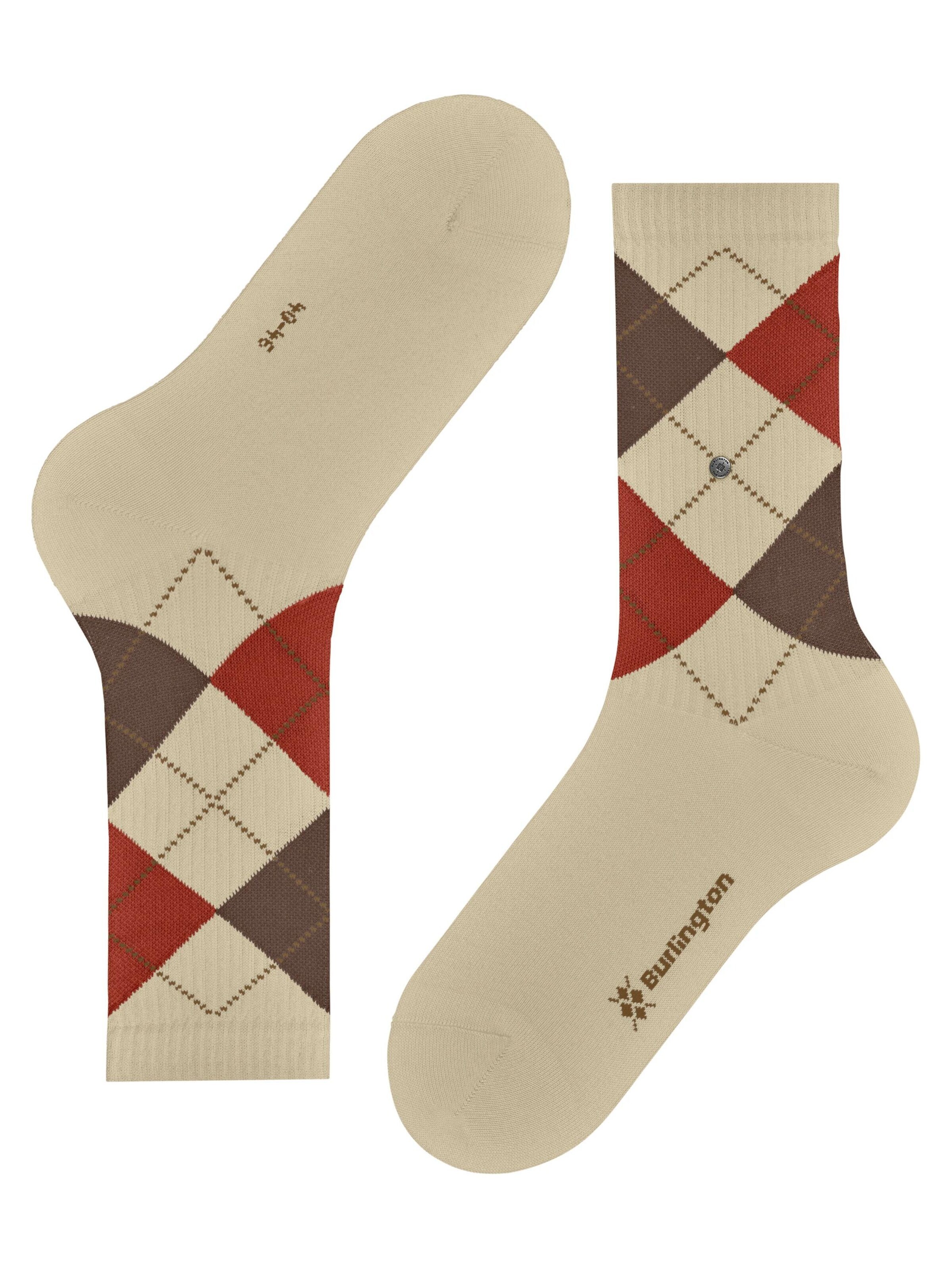BURLINGTON Socks 'Rib Court' in Beige