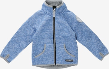 Villervalla Zip-Up Hoodie in Blue: front