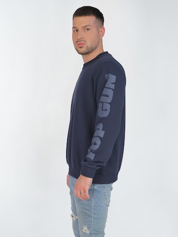 TOP GUN Sweatshirt ' TG22008 ' in Blau