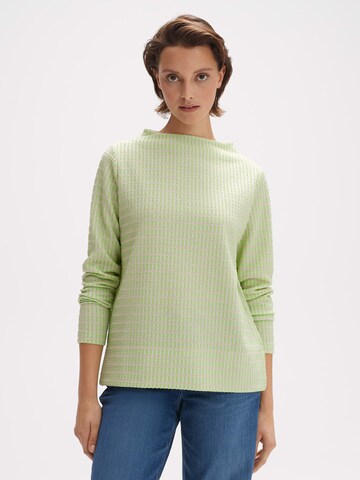 OPUS Sweatshirt 'Gitech' in Groen: voorkant