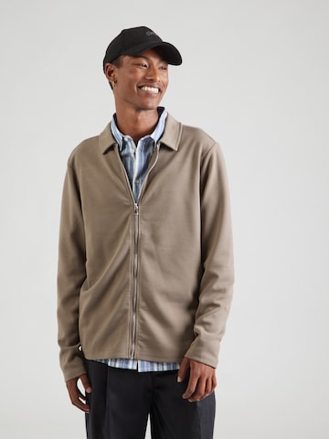 Only & Sons - Sudadera con cremallera 'ONSNEWKODYL' en marrón: frente