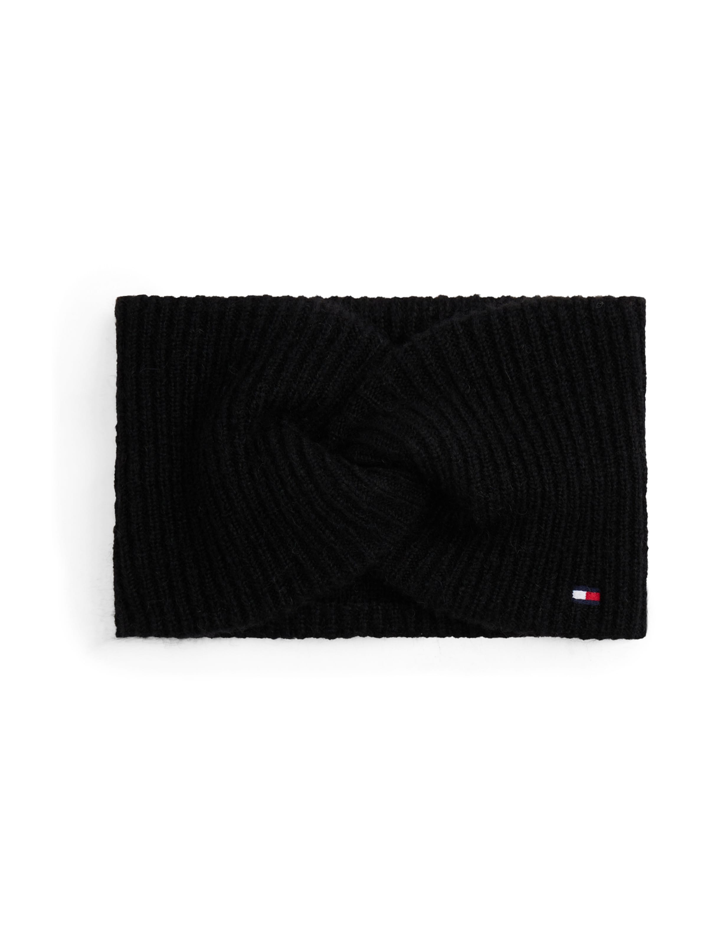 TOMMY HILFIGER Stirnband in Schwarz: Vorderseite
