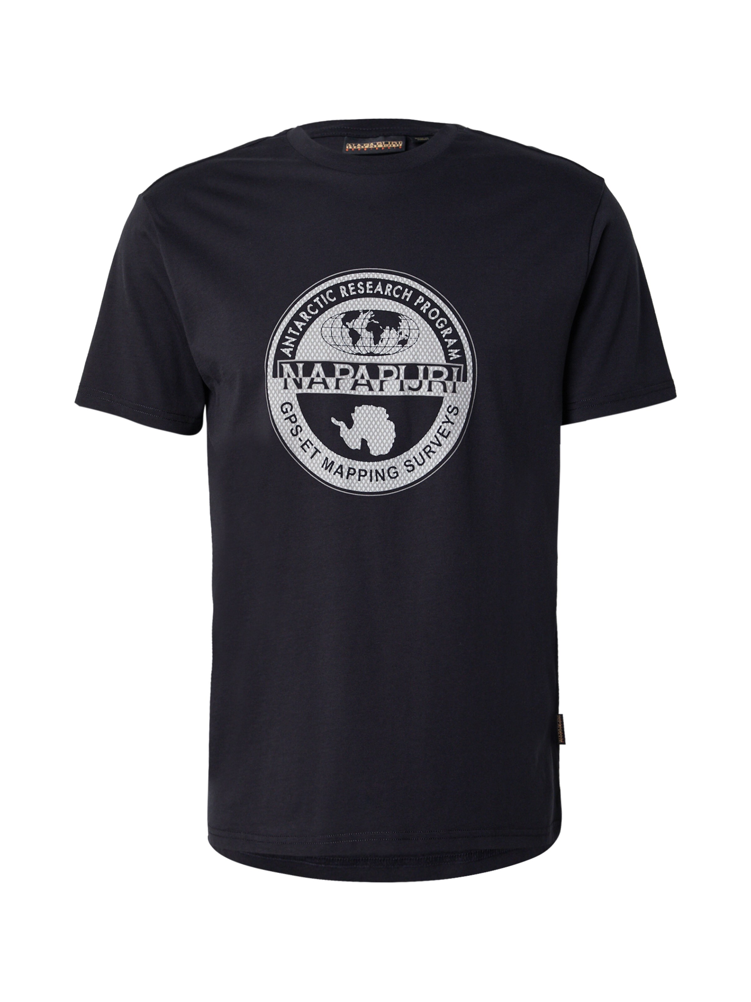 NAPAPIJRI T-Shirt 'BOLLO' in Schwarz: Vorderseite