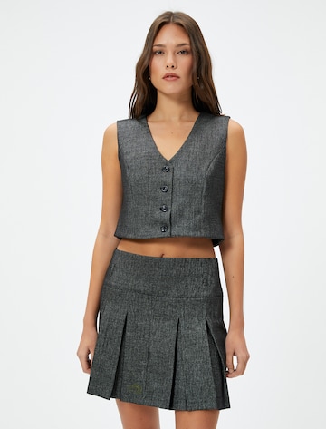 Koton Gilet in Zwart: voorkant