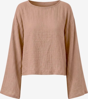 WENOR Bluse 'AVELOA' i brun: forside