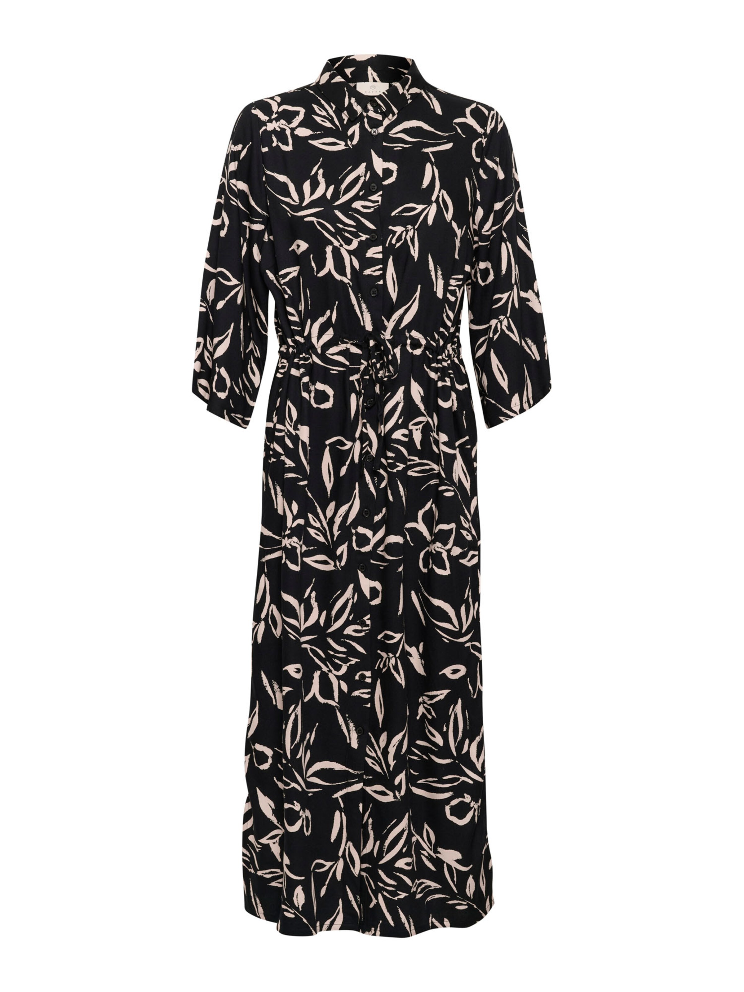 Kaffe Kleid 'Forrest' in Schwarz: Vorderseite