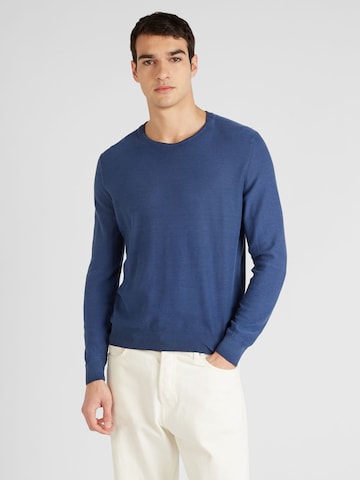 REPLAY Sweater 'Mesh' in Blue: front