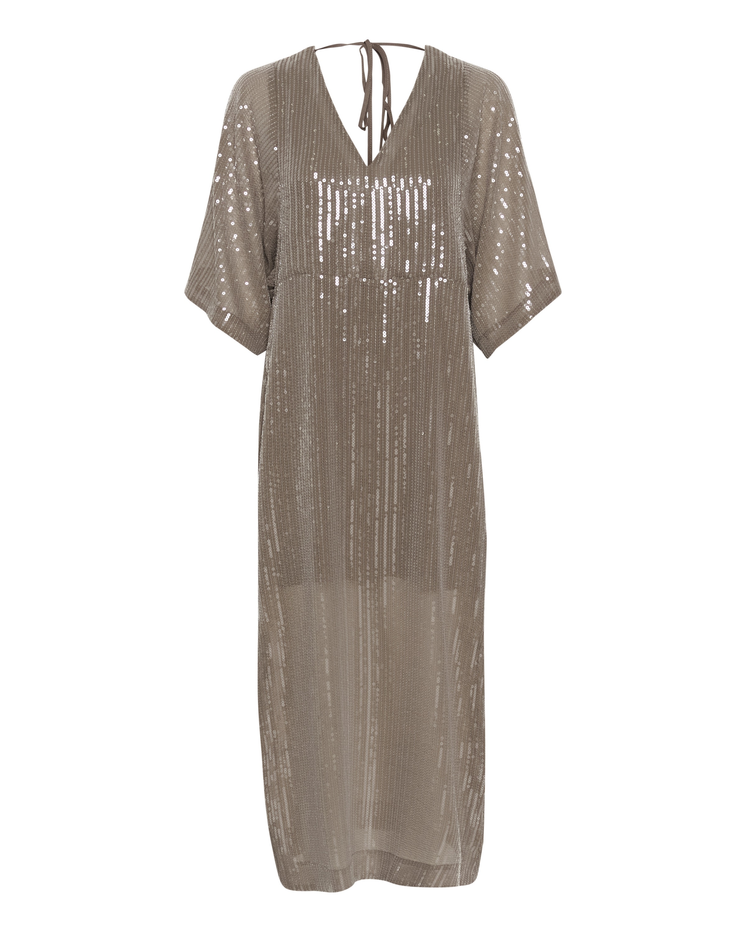 SOAKED IN LUXURY Festkjole 'Nanina ' i brun: forside