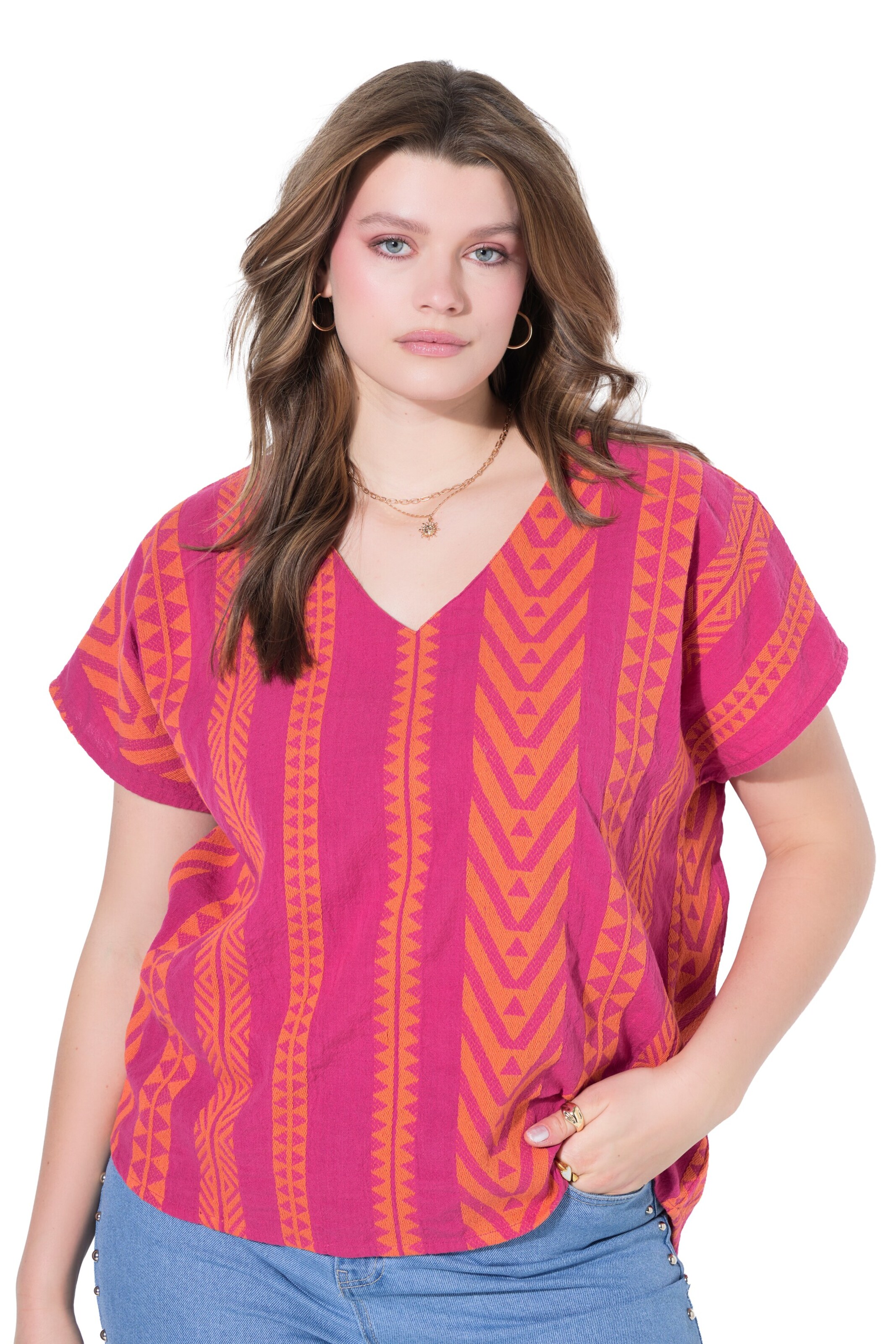 Studio Untold Bluse in Pink: Vorderseite