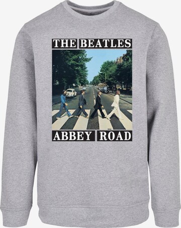 F4NT4STIC Sweatshirt 'The Beatles Band Abbey Road' in Grey: front