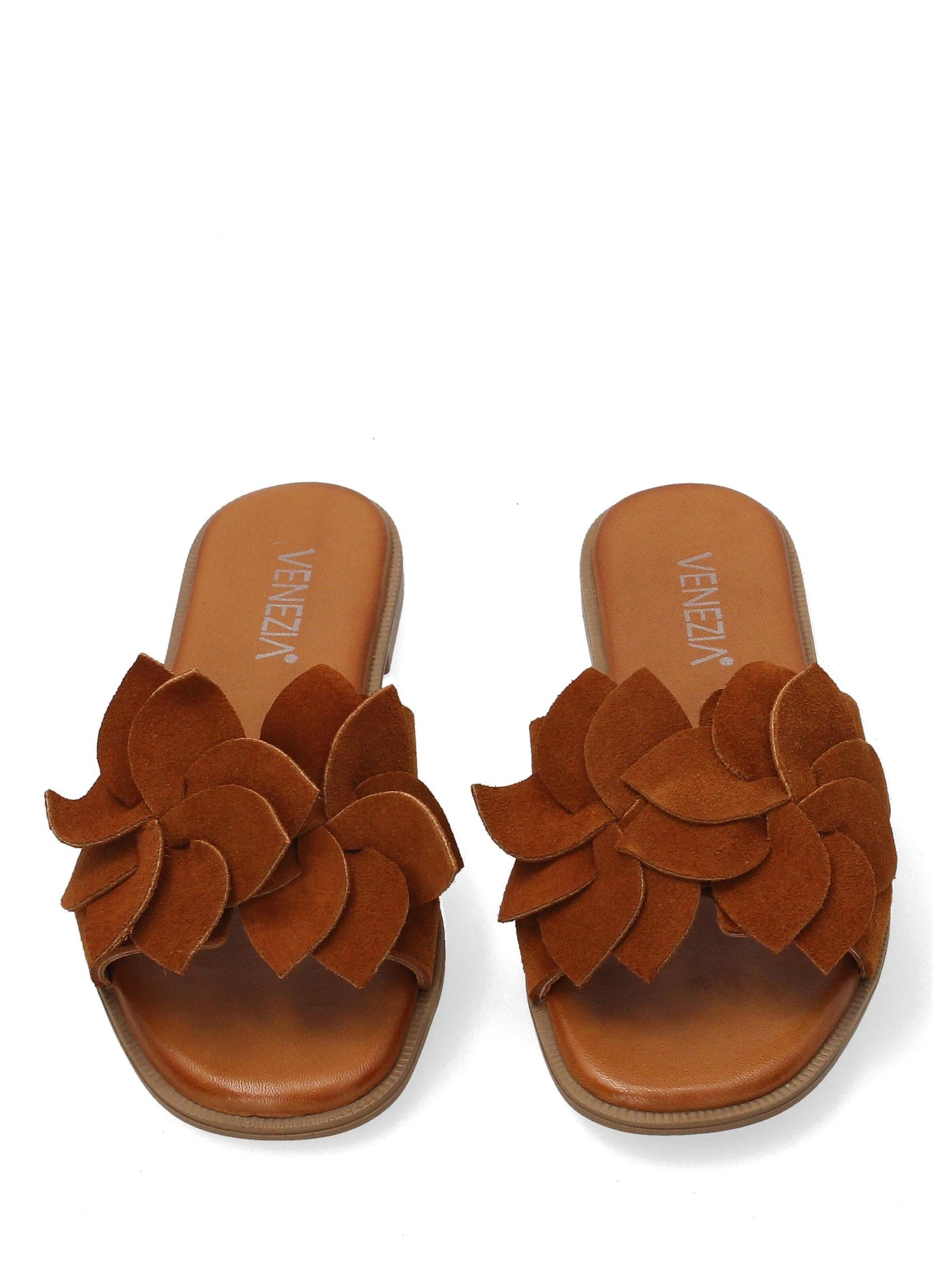 VENEZIA Pantolette 'Venezia'‌‌‌‌‌‌‌‌‌‌ in Braun