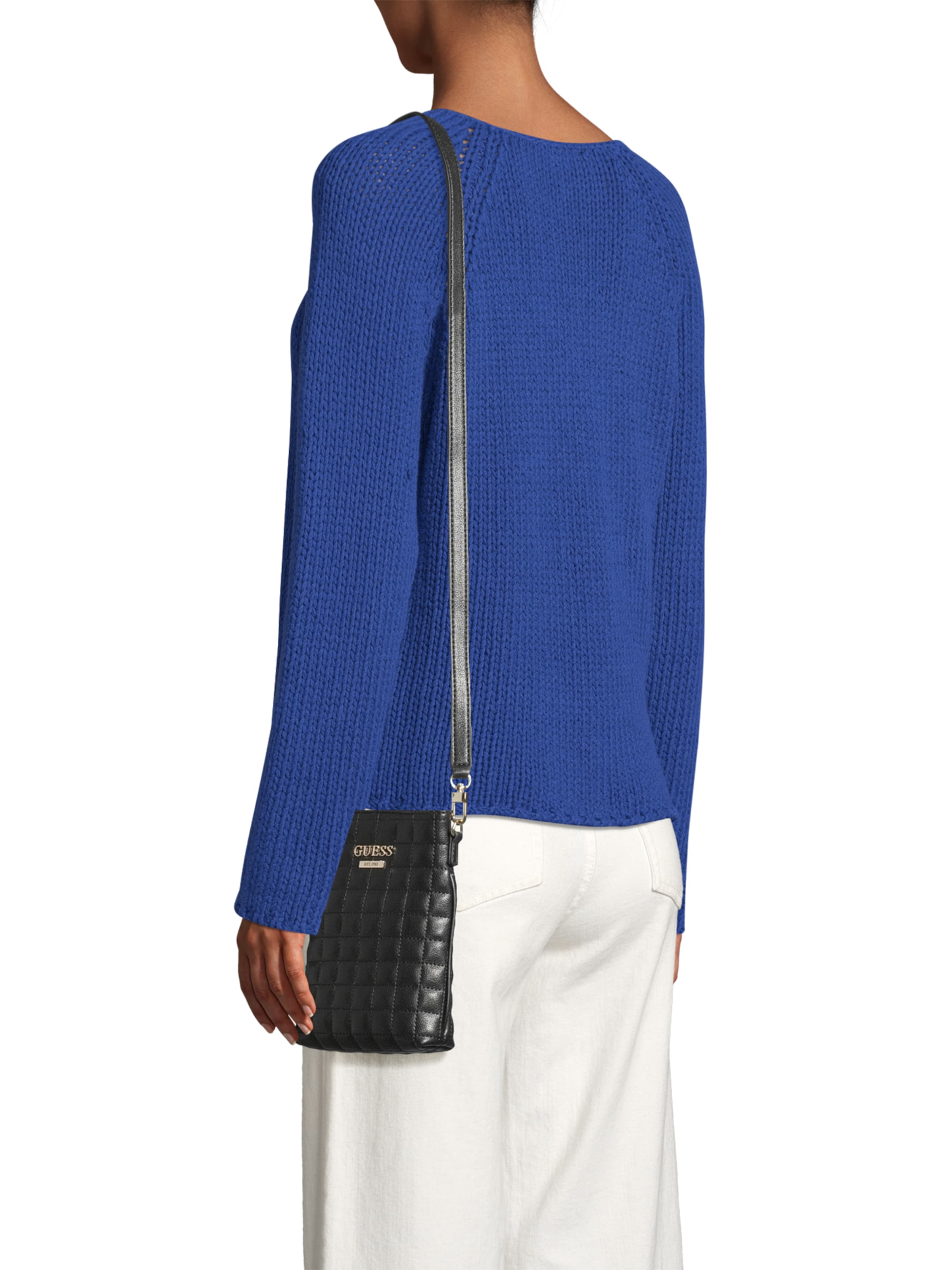 GUESS Skuldertaske 'NADIRA' i sort