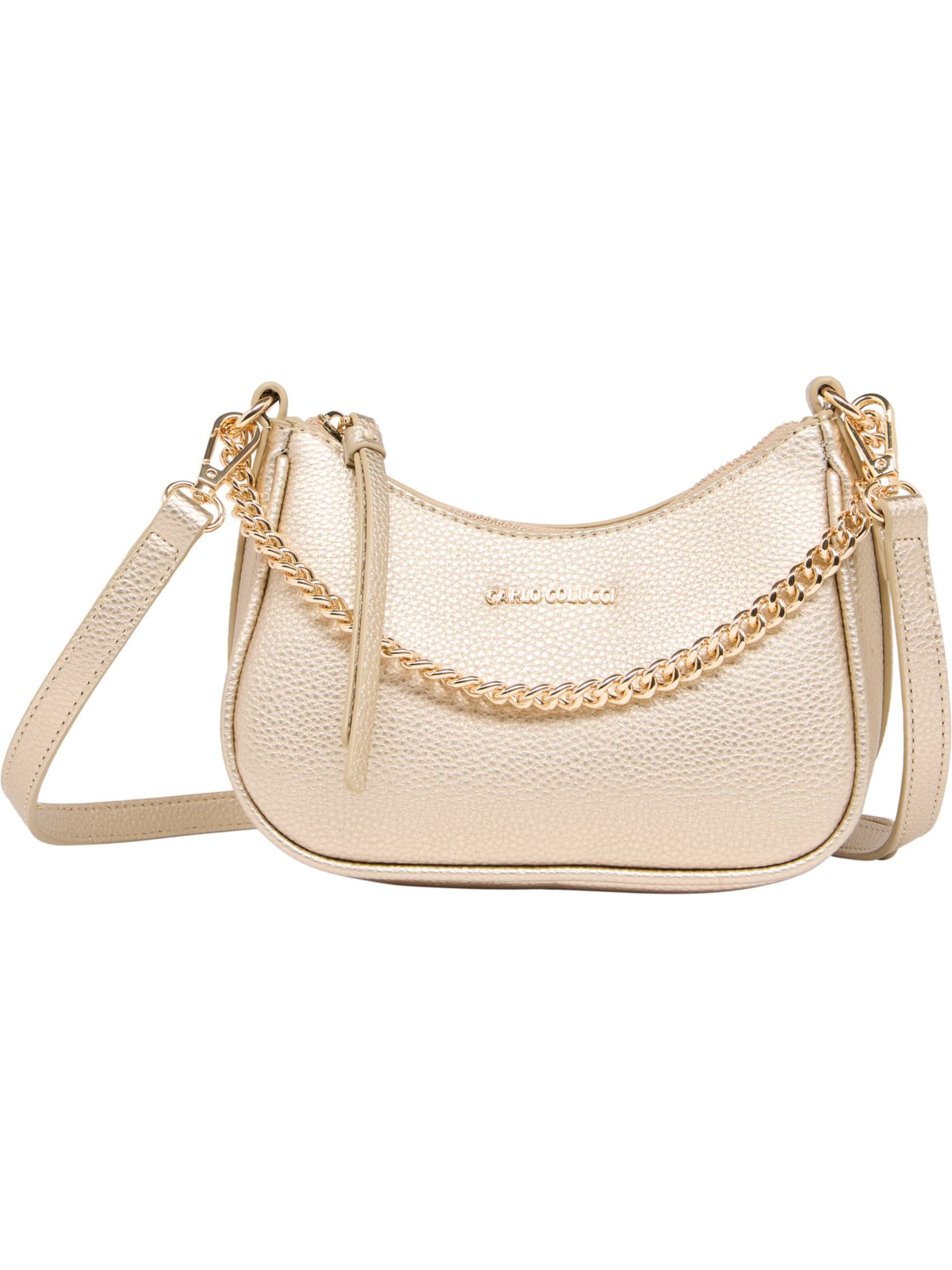 Carlo Colucci Schultertasche ' Dettori ' in gold, Produktansicht
