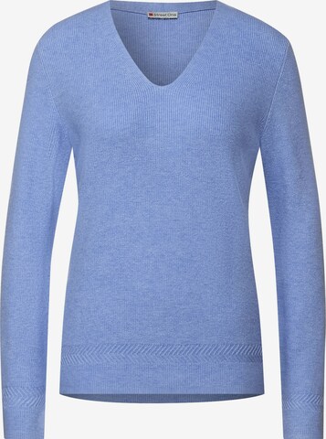 STREET ONE Sweater in Blue: front