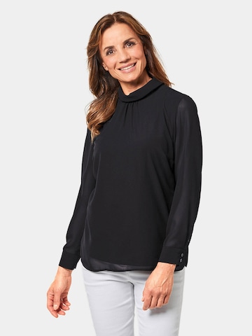 Goldner Blouse in Zwart: voorkant