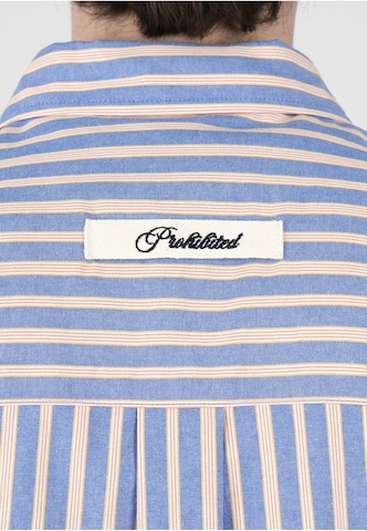 Prohibited Comfort Fit Hemd 'Westbury' in Blau