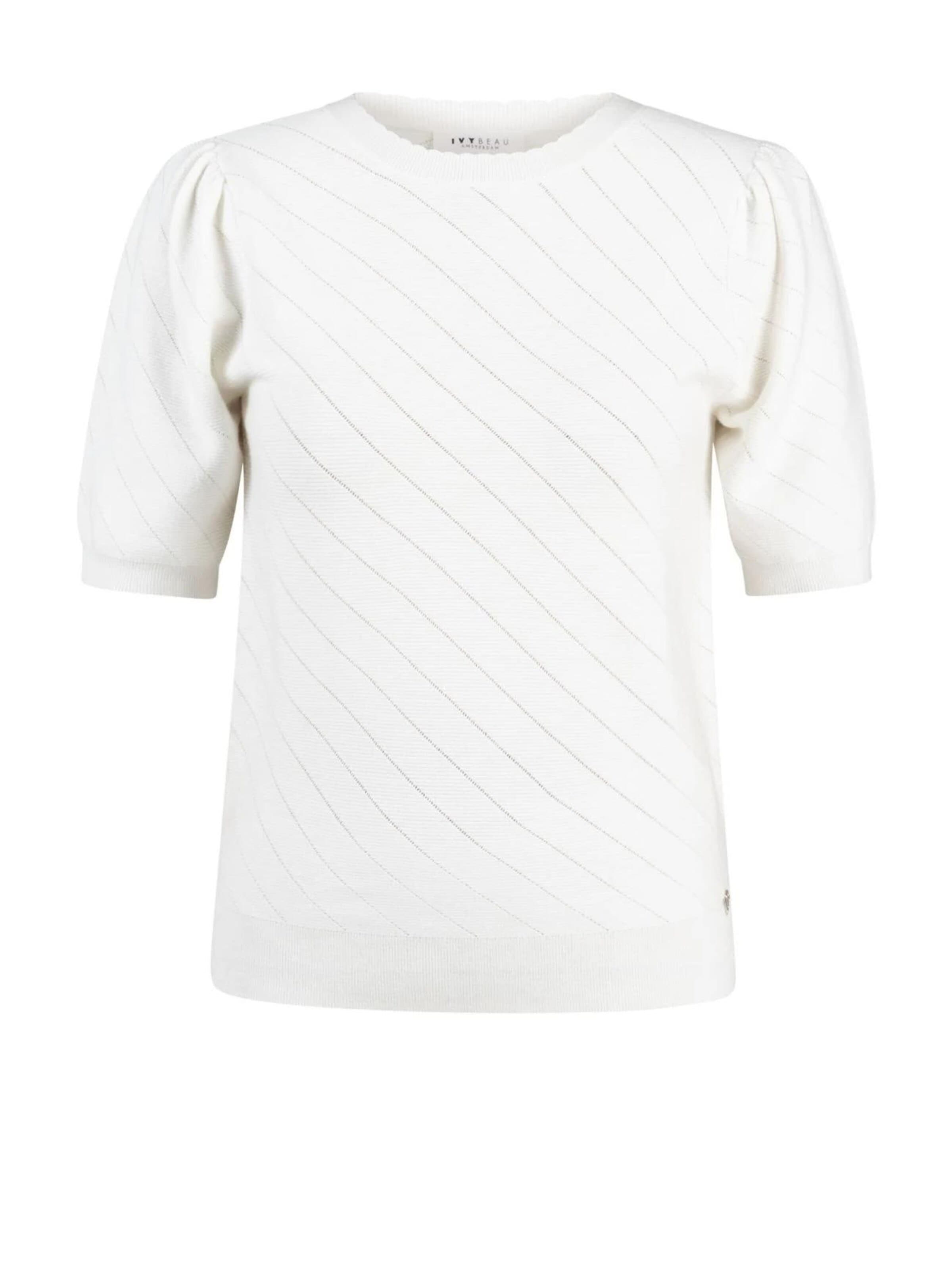 IVY BEAU Knitted top 'IVY Beau Dorien off white' in White