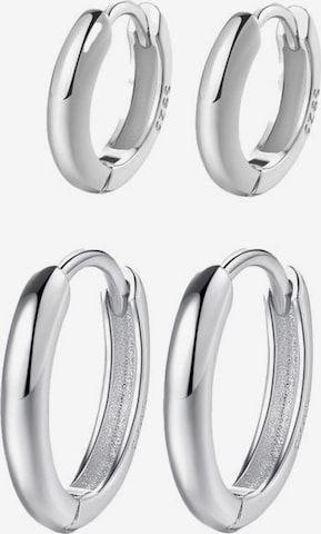 Hey Happiness Earring 'Poise' in Silver: front