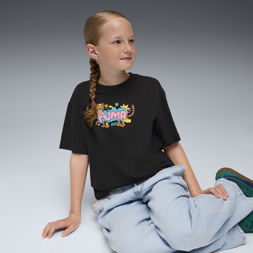 T-Shirt PUMA en noir : devant