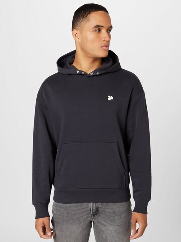 TOM TAILOR DENIM Sweatshirt in Grey: front