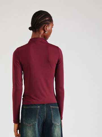 Chemisier 'PCMADISON' PIECES en rouge