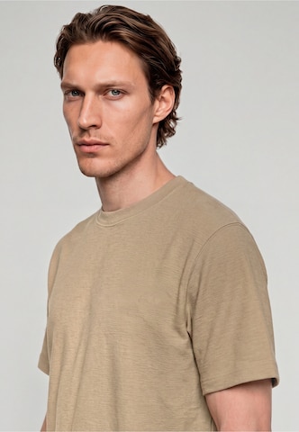 Dstrezzed T-Shirt 'Lasse' in Beige