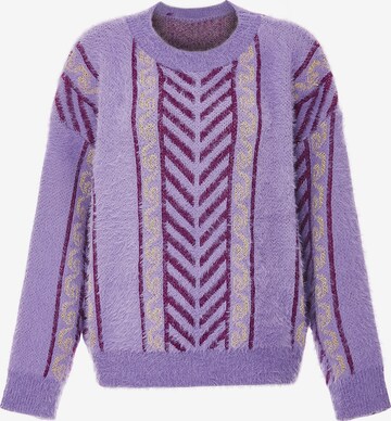 ebeeza Sweater in Purple: front