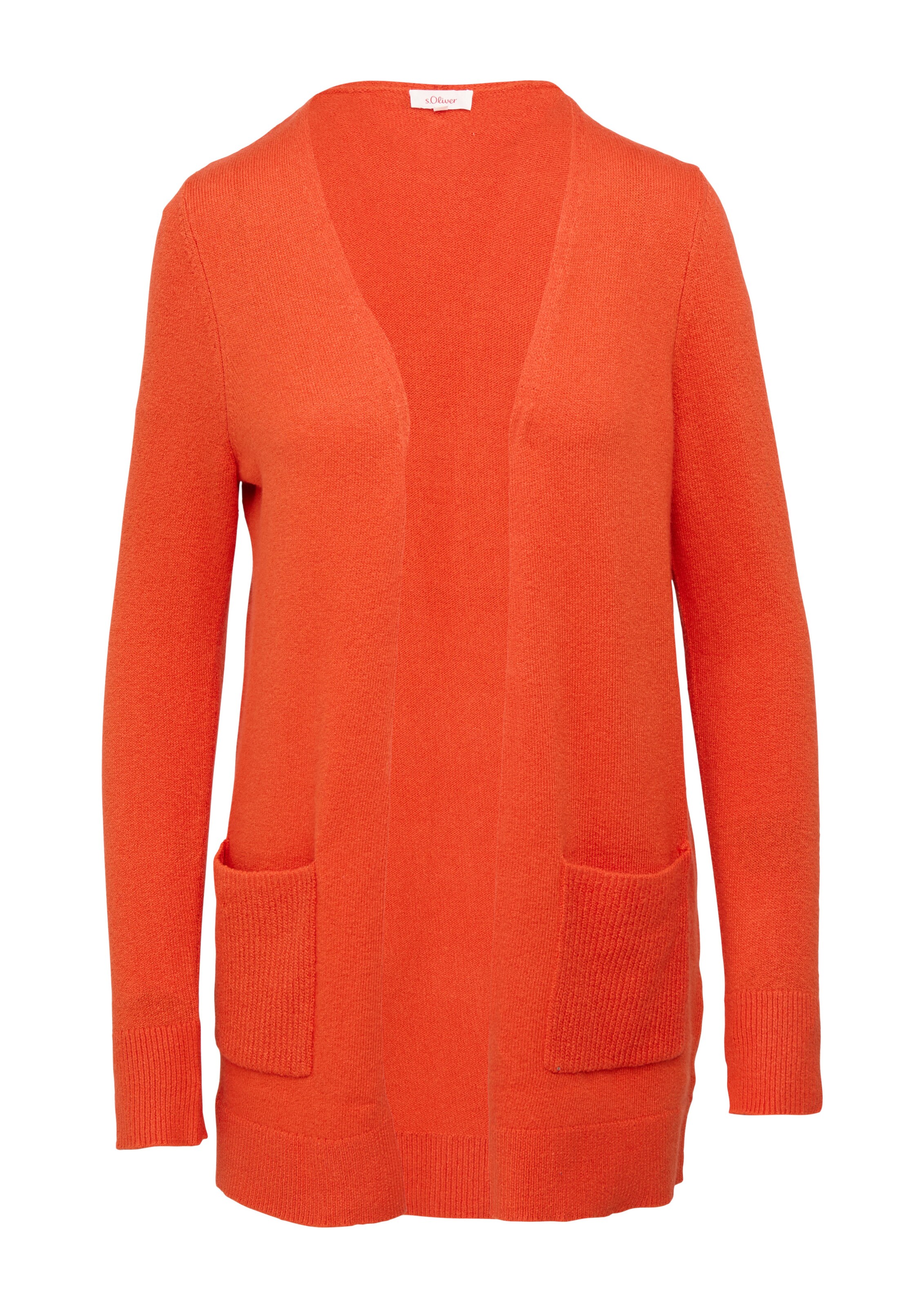s.Oliver Cardigan en orange, Vue avec produit