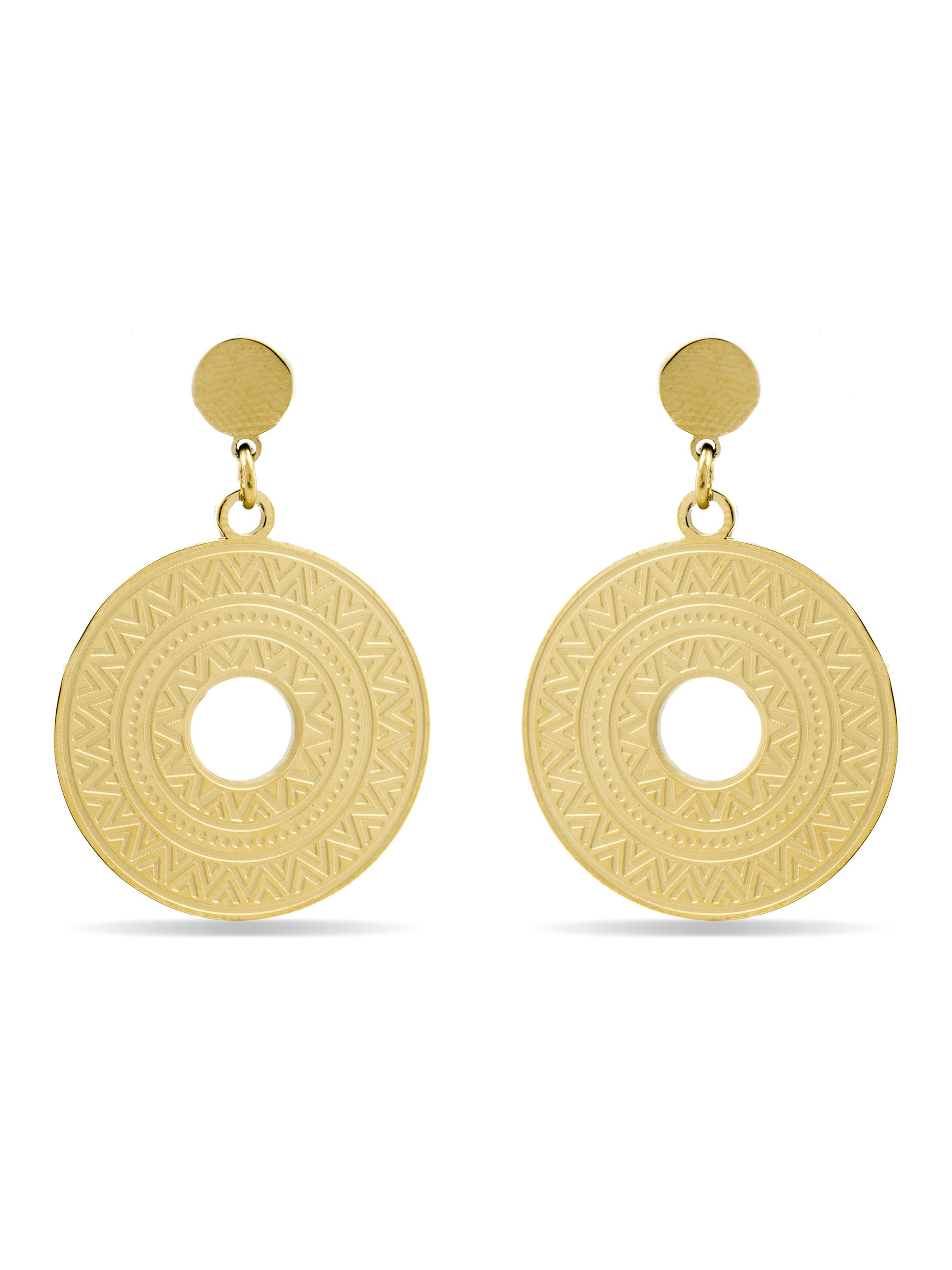 Luxenter Oorbellen 'Thata' in Goud: voorkant