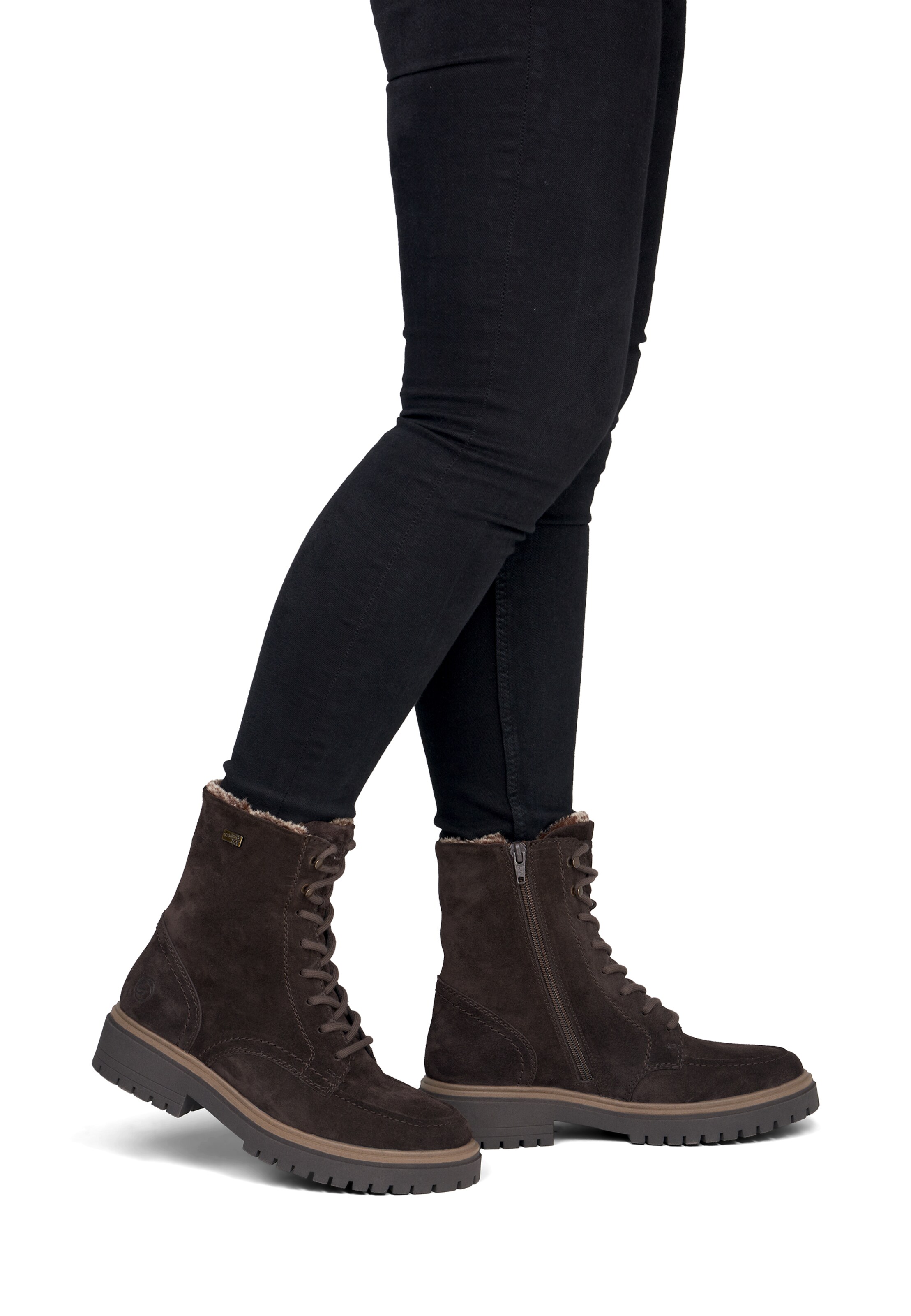 Bottes à lacets ' D4B70 ' REMONTE en marron : devant