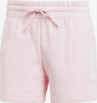 ADIDAS SPORTSWEAR Pantalon de sport 'Essentials' en rose / blanc, Vue avec produit