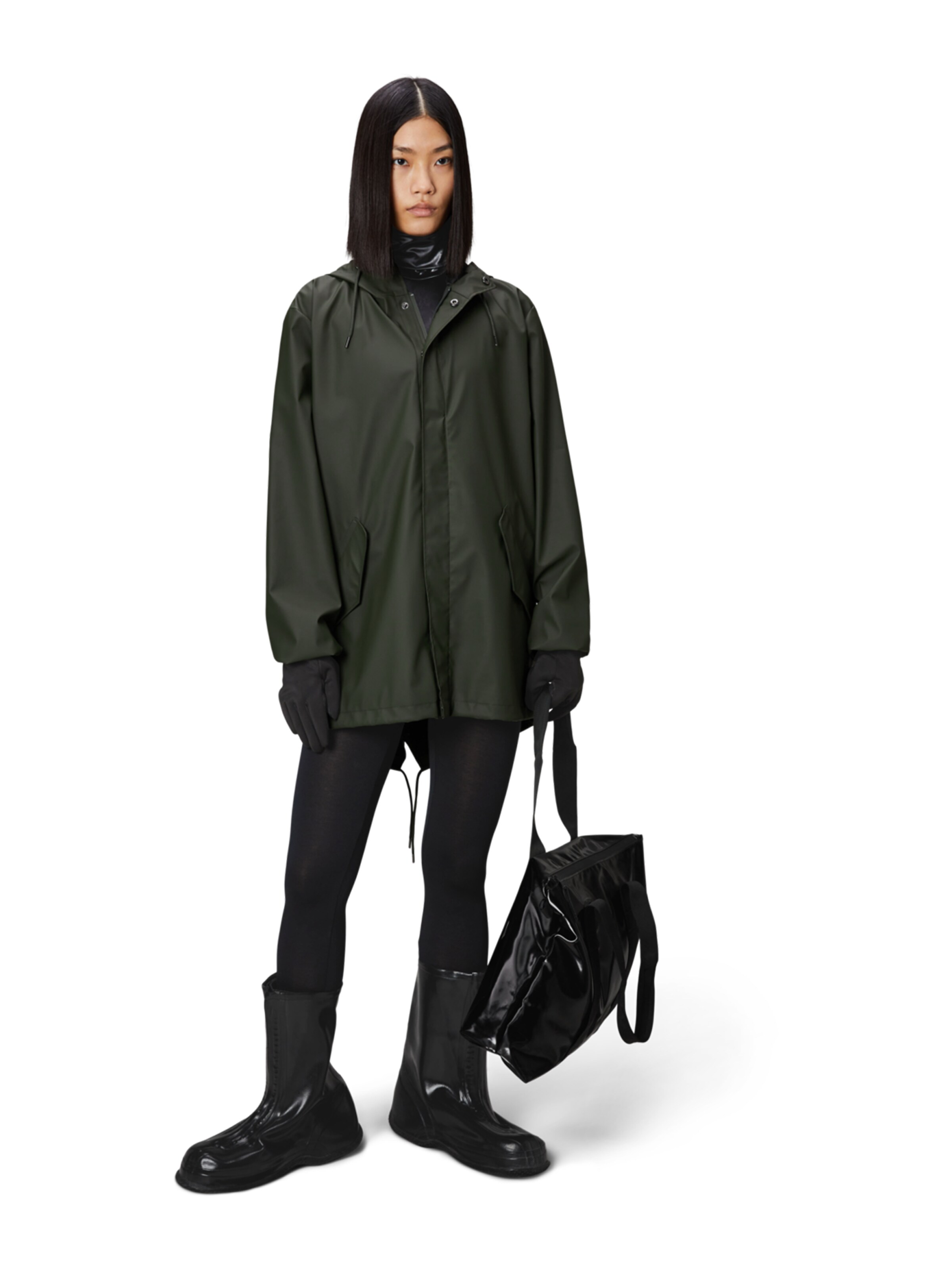 RAINS Функциональная куртка в Зеленый