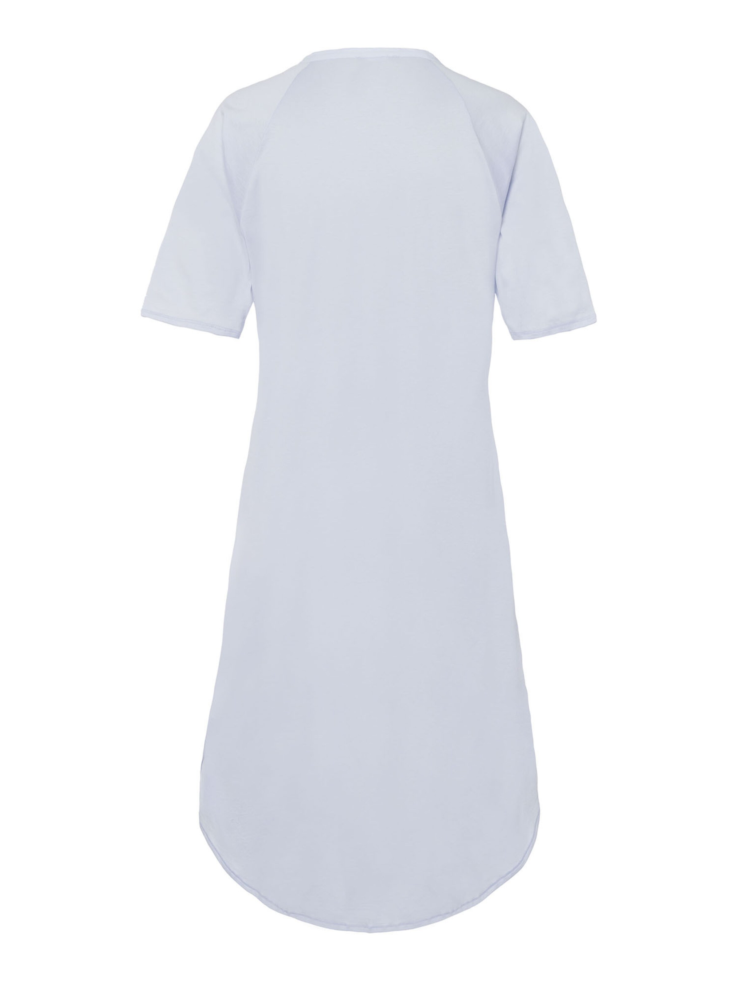 Hanro Nightgown ' Cotton Deluxe 100cm ' in Blue