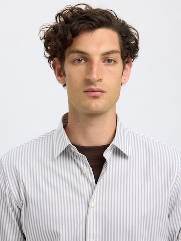 Coupe slim Chemise SELECTED HOMME en blanc