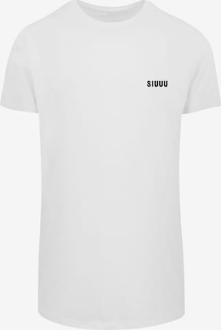 F4NT4STIC Shirt 'SIUUU' in White: front