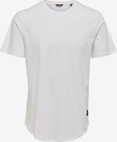 Tricou 'MATT' Only & Sons pe alb, Vizualizare produs