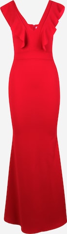 Rochie de seară 'CINITA RUFFLE' de la WAL G. pe roșu: față