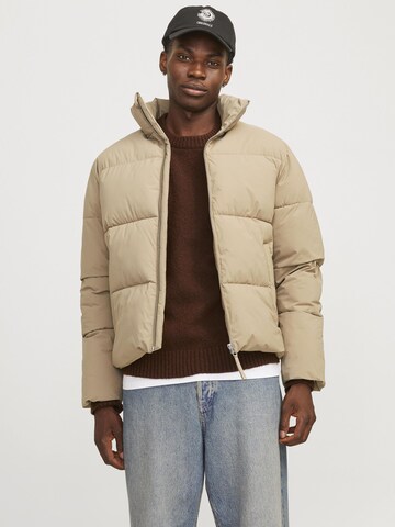 JACK & JONES Between-season jacket in Beige: front