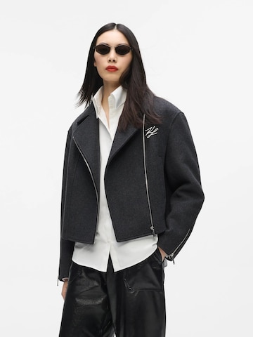 Karl Lagerfeld Jacke in Grau: Vorderseite