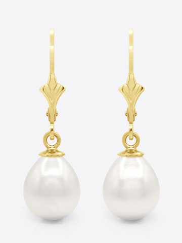 Orecchini 'CALLAS' di Ateliers Saint Germain in giallo: frontale