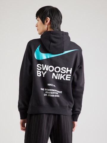 Nike Sportswear Sweatshirt in Zwart: voorkant