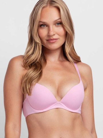 Dorina Push-up BH 'Willa DP'‌‌‌ in Pink: Vorderseite