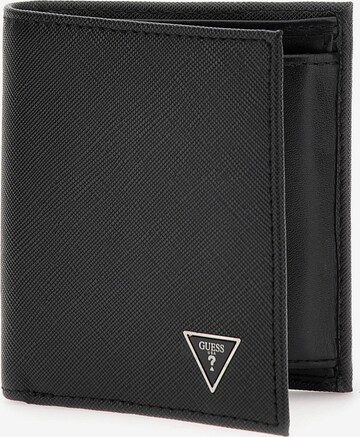 GUESS Wallet in Black: front