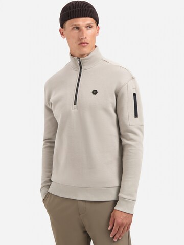 No Excess Sweatshirt in Beige: voorkant
