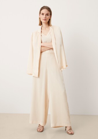 s.Oliver BLACK LABEL Wide leg Pants in Beige