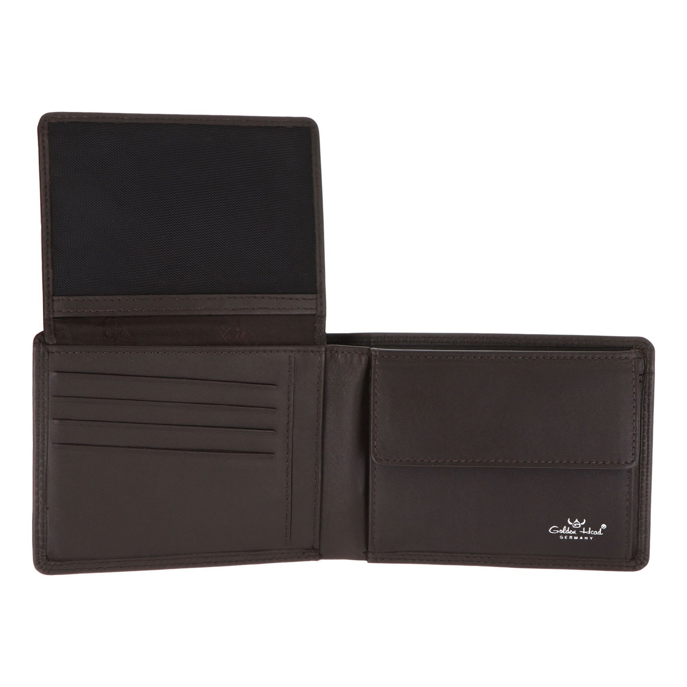 Porte-monnaies 'Polo' GOLDEN HEAD en marron